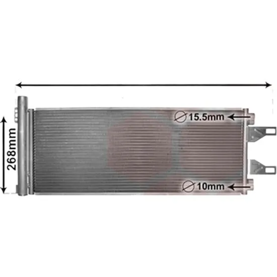 Radiator aer conditionat AUDI Q8 2018-> pentru RS Mild Hybrid quattro, perioada 2019 2020 2021 2022 2023 2024