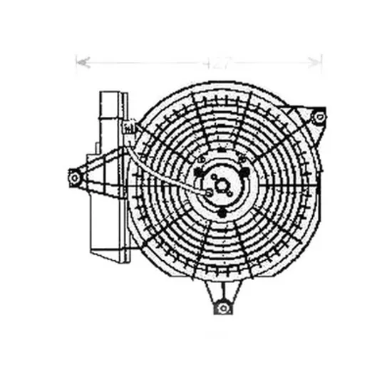 Ventilator Motor HYUNDAI SANTA FE 1 2001->2006 Electroventilator radiator aer conditionat complet (benzina/diesel), Perioada 2000 2001 2002 2003 2004 2005 2006