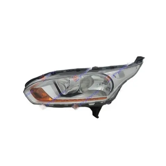 Faruri FORD TRANSIT CONNECT 2014-> Far reglaj electric cromat ( semnal galben si reflector cromat) (E) (DEPO) stanga Perioada 2013 2014 2015 2016 2017 2018