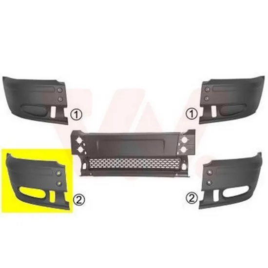 Colt bara fata FORD TRANSIT 2000->2006 Flaps bara fata dreapta, cu loc ptr proiectoare Perioada 2000 2001 2002 2003 2004 2005 2006