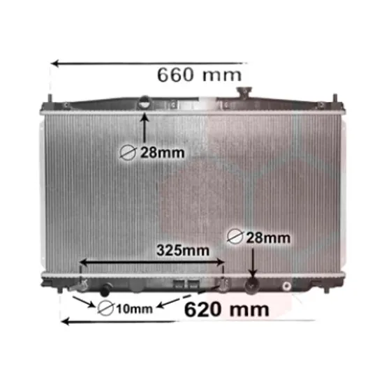 Radiator apa HONDA INSIGHT 2000->2017 pentru 1.3 Hybrid, 1.3 Hybrid, 1.3 IMA, 1.3 IMA, perioada 2009 2010 2011 2012 2013 2014
