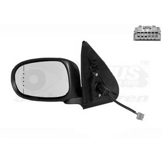 Oglinda NISSAN ALMERA 2 2001->2006 Oglinda electrica cu incalzire pentru vopsit stanga Perioada 2000 2001 2002 2003 2004 2005 2006