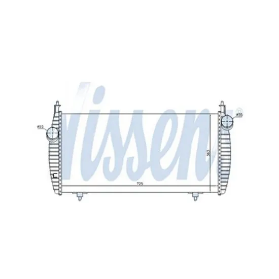 Intercooler AUDI A4 B8 2007->2015 Radiator intercooler 2,7 - 3,0TDi - 3.0TUR (720x140x80) Perioada 2007 2008 2009 2010 2011 2012 2013 2014 2015