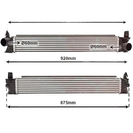 Intercooler PEUGEOT BOXER 2006-> pentru 2.2 HDi 150, perioada 2011 2012 2013 2014 2015 2016
