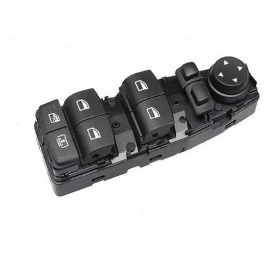 Buton oglinda BMW 7 F01 2008->2015 Panou butoane oglinzi cu rabatare electrica fata pentru 4 usi (6pin) STANGA Perioada 2012 2013 2014 2015
