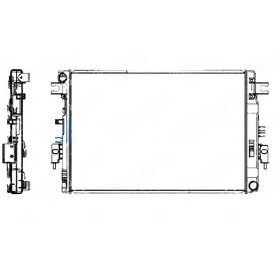 Radiator Motor RENAULT ALASKAN 2017-> Radiator apa motor 2.3 dCi diesel manuala (720x490) (KOYO) Perioada 2017 2018 2019 2020 2021 2022