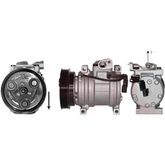 Compresor aer conditionat KIA PICANTO 2011->2017 pentru 1.0 Bi-Fuel, perioada 2011 2012 2013 2014