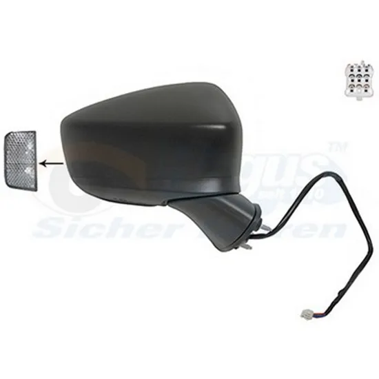 Oglinda MAZDA 2 2014-> Oglinda exterioara electrica incalzire si rabatare electrica pentru vopsit cu semnal dreapta Perioada 2014 2015 2016 2017 2018