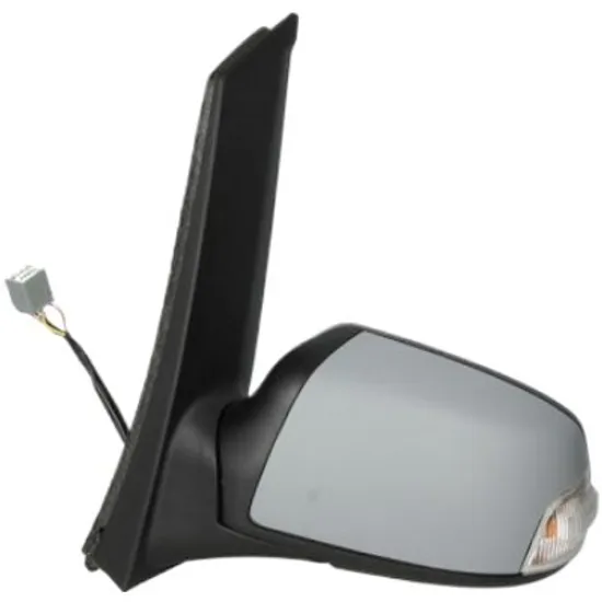 Oglinda exterioara stanga FORD C-MAX 1 2007->2010 perioada 2007 2008 2009 2010 pana la an de fabricatie 12/2007, semnal alb, cu lampa podea, cu lumini de pozitie, cu semnal, cu incalzire, pentru Ghia,