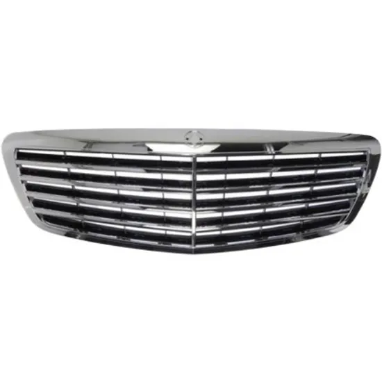 Grila radiator MERCEDES S-CLASS W221 2005->2013 perioada 2009 2010 2011 2012 2013 crom-negru, pana la an de fabricatie 2009