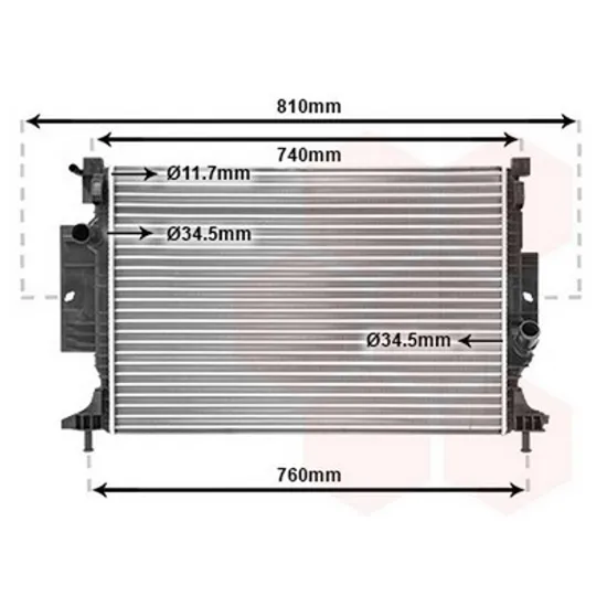 Radiator Motor FORD KUGA 2 2012->2019 Radiator apa 1.5 EcoBoost benzina 2.0 TDCi 2015-> Perioada 2012 2013 2014 2015 2016 2017 2018 2019 2020