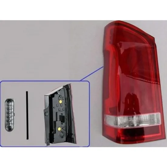 Stop Spate MERCEDES VITO W447 2014-> Lampa stop spate (cu o usa) LED (HELLA) STANGA Perioada 2015 2016 2017 2018 2019 2020