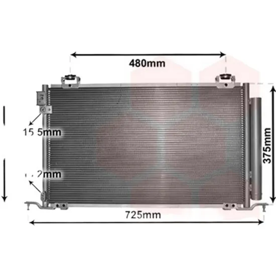 Radiator aer conditionat SEAT LEON 1999->2006 1.9 TDI 110KW 150CP , pentru motor ARL perioada 2000 2001,2002,2003,2004,2005 2006
