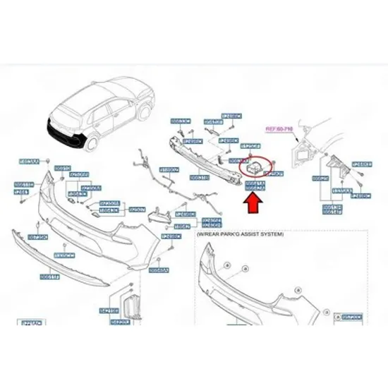 Suport Bara spate HYUNDAI i30 2017-> Suport armatura spate (H/B) (O) STANGA Perioada 2020 2021 2022 2023 2024 2025