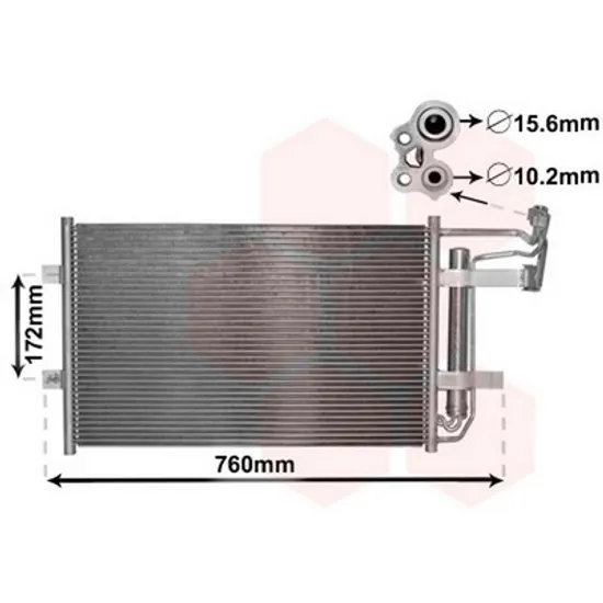 Radiator Aer Conditionat MAZDA 5 2005->2010 Radiator aer conditionat 1.8 - 2.0i 16V (58x35) 2009-> Perioada 2008 2009 2010