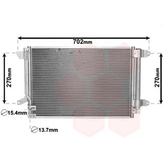 Radiator Aer Conditionat VW JETTA 6 2010-> Radiator aer conditionat benzina /diesel 53,5x36,8x16 Perioada 2010 2011 2012 2013 2014 2015 2016 2017 2018 2019 2020