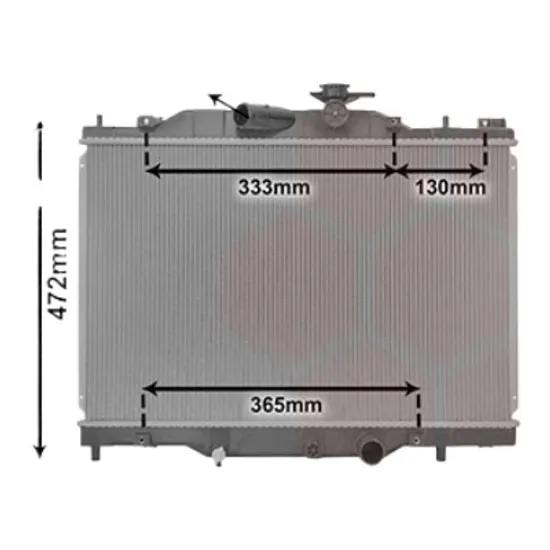 Radiator apa MAZDA CX-3 2015-> 2.0 SKYACTIV-G 109KW 148CP , pentru motor PEX0 perioada 2015 2016,2017,2018,2019 2020