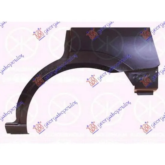 Pasaj Aripa FORD MONDEO 3 2000->2007 Pasaj reparatie aripa spate 4 usi stanga, Perioada 2000 2001 2002 2003 2004 2005 2006 2007