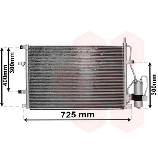 Radiator Aer Conditionat VOLVO V70 2 1999->2008 Radiator aer conditionat benzina/ diesel 63,5x43 Perioada 2000 2001 2002 2003 2004 2005 2006 2007