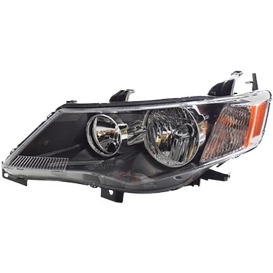 Far stanga MITSUBISHI OUTLANDER 2 2006->2012 perioada 2006 2007 2008 2009 2010 2011 2012 pana la an de fabricatie 08/2009, cu motor reglaj, cu xenon, semnal galben, cu reglaj distanta iluminare automat, cu bec D2R tub descarcare gaze cu bec HB3