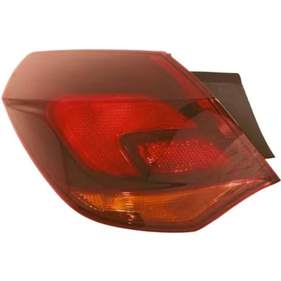 Lampa stop spate stanga OPEL ASTRA J 2009->2015 perioada 2010 2011 2012 2013 2014 2015 , rosu, fumuriu, semnal galben, pentru 5 usi, exterior
