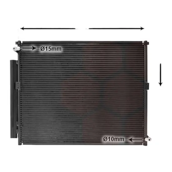 Radiator aer conditionat VW CARAVELLE 5 2003->2015 3.2 V6 4motion 170KW 231CP , pentru motor BDL perioada 2003 2004,2005,2006,2007,2008 2009