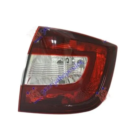 Stop Spate SKODA RAPID 2011->2019 Lampa spate rosu inchis E dreapta Perioada 2012 2013 2014 2015 2016 2017 2018