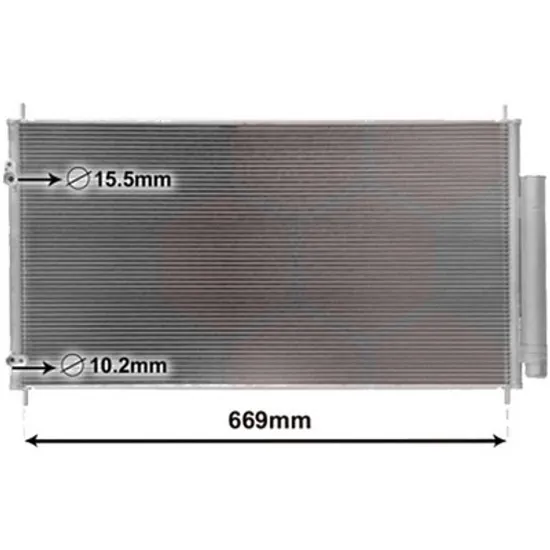 Radiator aer conditionat SEAT ALTEA 2004-> 1.4 TSI 92KW 125CP , pentru motor CAXC perioada 2007 2008,2009,2010,2011 2012