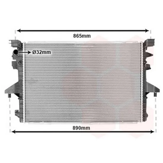Radiator Motor VW TRANSPORTER T5 2003->2015 Radiator apa 2.0 T.D M/A (71x47) (KOYO) 2010->2015 Perioada 2010 2011 2012 2013 2014