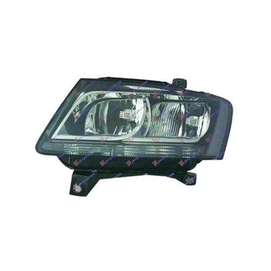 Faruri AUDI Q5 8RB 2008->2017 Far reglaj electric cu daylight LED (DEPO) dreapta Perioada 2012 2013 2014 2015 2016