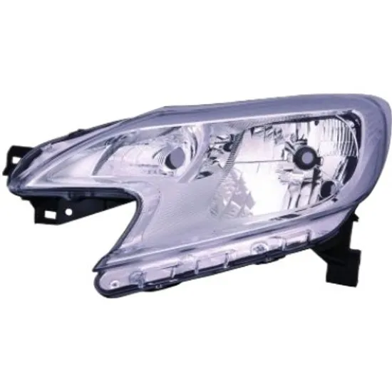 Far dreapta NISSAN NOTE 2013->2020 perioada 2013 2014 2015 2016 2017 2018 fara motor reglaj, semnal transparent, cu reglaj electric, cu bec H4