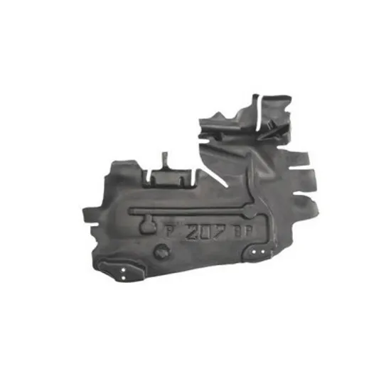 Scut Motor PEUGEOT 207 2006->2015 Scut motor plastic dreapta, Perioada 2006 2007 2008 2009 2010 2011 2012