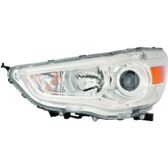 Far dreapta MITSUBISHI ASX; OUTLANDER SPORT 2010-> perioada 2010 2011 2012 2013 2014 2015 fara motor reglaj, semnal galben, cu reglaj electric, cu bec H11/HB3