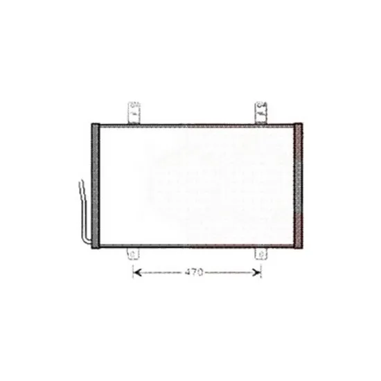 Radiator aer conditionat SEAT LEON 2019-> 1.4 TSI e-Hybrid 150KW 204CP , pentru motor DGEA perioada 2020 2021,2022,2023,2024 2025