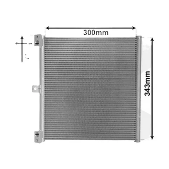 Radiator aer conditionat MERCEDES C-CLASS W205 2013->, C-CLASS Coupe C205 2015-> pentru C 180 , perioada 2015 2016 2017 2018 2019 2020 2021 2022 2023 2024