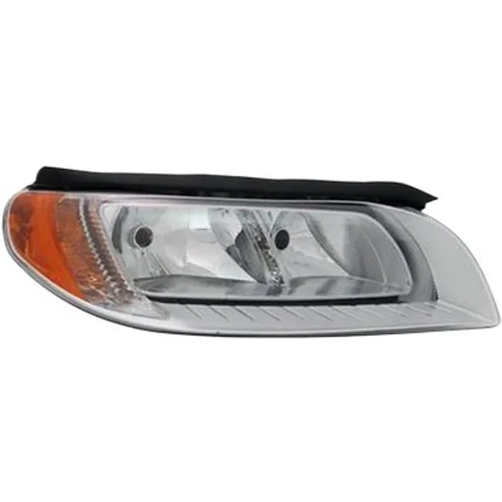 Far dreapta VOLVO XC70 2 2007->2016 perioada 2010 2011 2012 2013 2014 pana la an de fabricatie 04/2013, cu motor reglaj, argintiu, semnal galben, cu reglaj electric, cu bec H7, cu bec H9