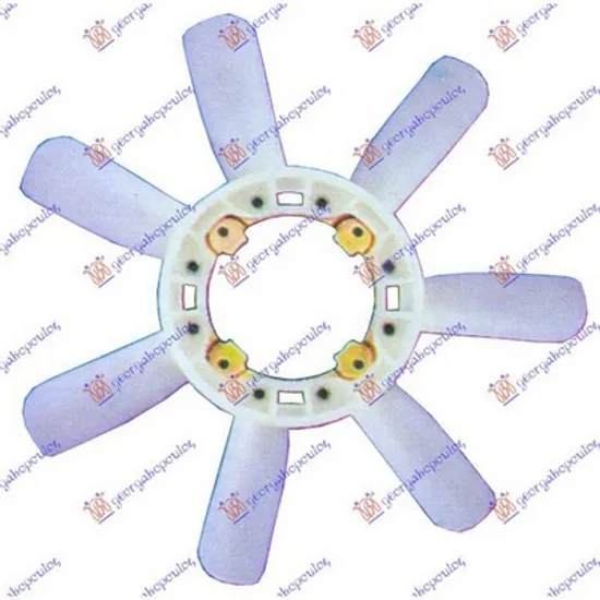 Ventilator Motor TOYOTA HILUX 6 1994->2005 Electroventilator radiator benzina Perioada 1997 1998 1999 2000 2001