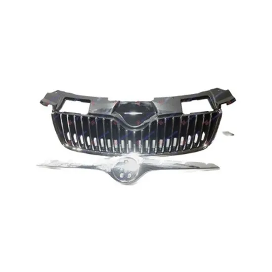 Grila Radiator SKODA ROOMSTER Praktik 2006->2015 Grila radiator completa cu ornam crom capota , 2007->2010 Perioada 2007 2008 2009 2010