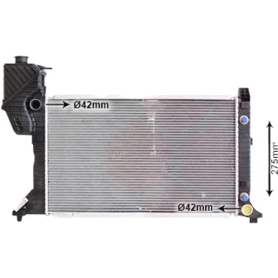 Radiator apa MERCEDES SPRINTER 904 1995->2006 pentru 410 D 4x4, perioada 1997 1998 1999 2000 2001 2002 2003 2004 2005 2006