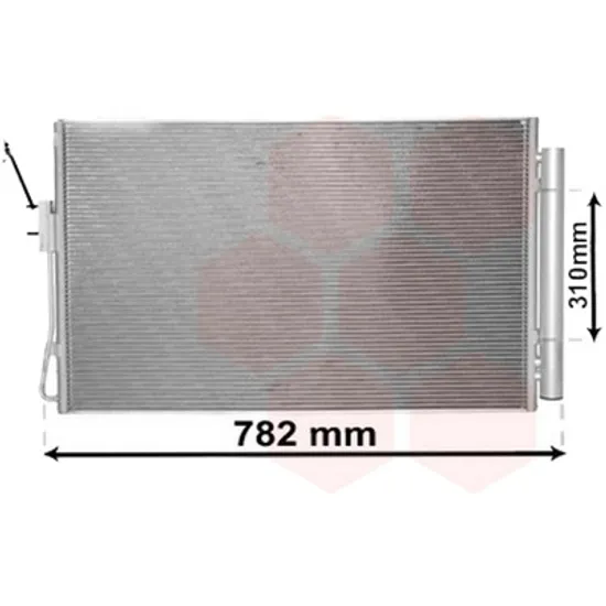 Radiator aer conditionat CITROEN C3 2 2009->2016 pentru 1.1 BiFuel, perioada 2010 2011 2012 2013 2014 2015