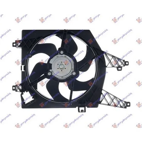 Ventilator Motor RENAULT TWINGO 2 2007->2014 Electroventilator motor completa cu aer conditionat benzina/diesel Perioada 2007 2008 2009 2010 2011 2012 2013