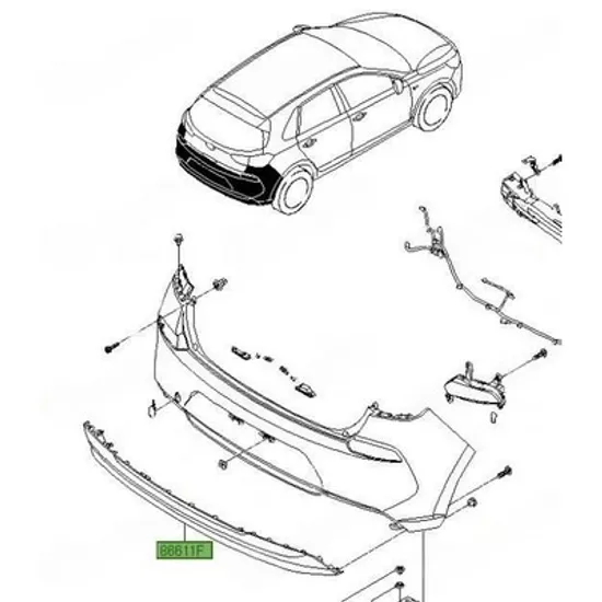 Spoiler Bara spate HYUNDAI i30 2017-> Spoiler Bara spate (O) Perioada 2020 2021 2022 2023 2024 2025
