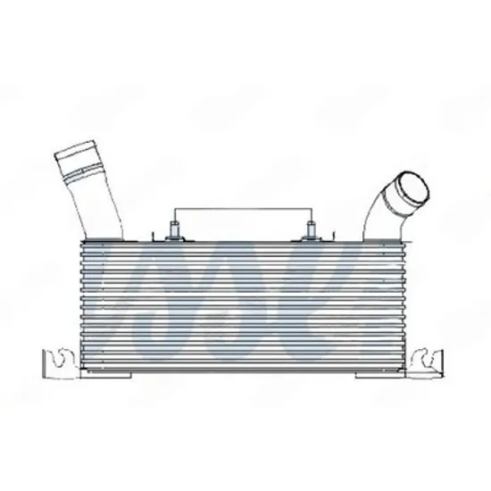 Intercooler MITSUBISHI PAJERO 4 2006-> Radiator intercooler 3.2 DID diesel (353x190) (VALEO) Perioada 2007 2008 2009 2010 2011 2012
