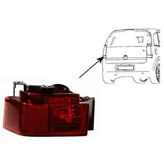 Stop Ceata Spate OPEL MERIVA A 2003->2010 Lampa ceata in bara spate stanga, fumuriu, Perioada 2003 2004 2005 2006 2007 2008 2009 2010