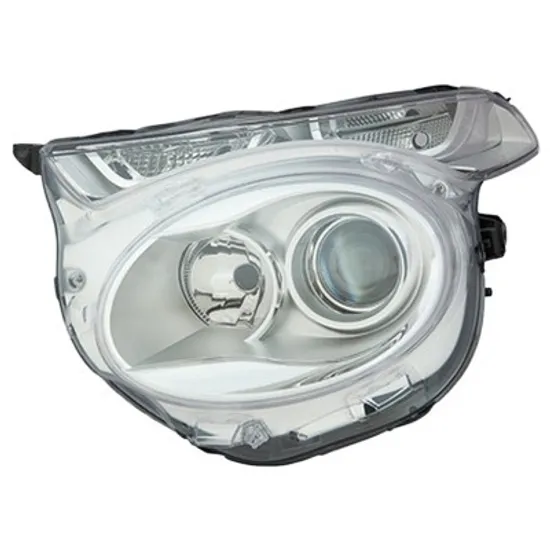 Far stanga CITROEN C1 II 2014-> perioada 2014 2015 2016 2017 2018 2019 fara motor reglaj, semnal transparent, cu reglaj electric, cu bec H7/H7