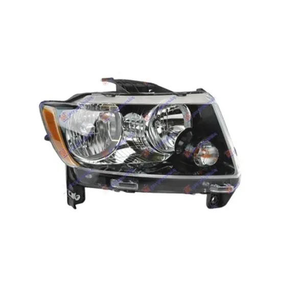 Faruri JEEP COMPASS 2006->2015 Far negru (DEPO) dreapta Perioada 2011 2012 2013 2014 2015 2016