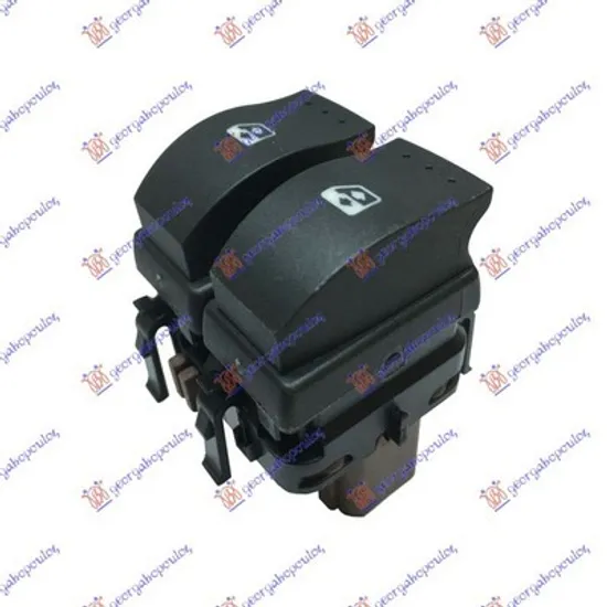 Buton Geamuri RENAULT SCENIC 2 2003->2009 Panou buton comanda geamuri fata dubla 10 pini maron stanga Perioada 2003 2004 2005 2006 2007 2008