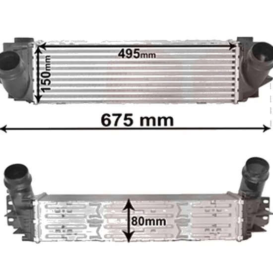 Intercooler BMW X4 F26 2014->2018 pentru xDrive 20 i, perioada 2014 2015 2016 2017 2018