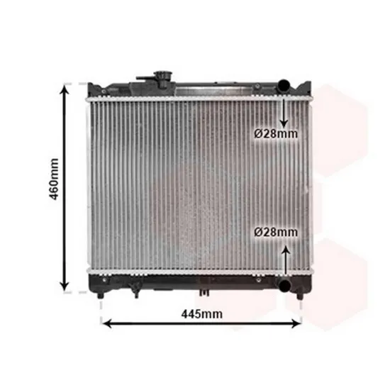 Radiator Motor SUZUKI VITARA 07.1988->2002 Radiator apa 1.6 8V-16V +/-A/C(37.5x49) (KOYO) Perioada 1988 1989 1990 1991 1992 1993 1994 1995 1996 1997 1998 1999 2000 2001 2002