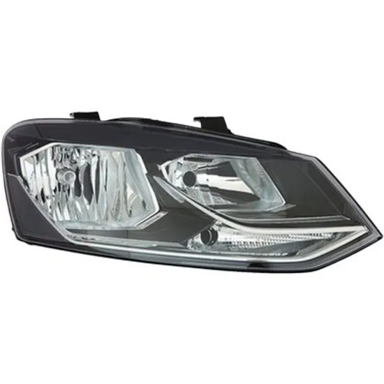 Far dreapta VW POLO 6R1 2009->2020 perioada 2011 2012 2013 2014 de la an de fabricatie 05/2014, cu motor reglaj, semnal alb, cu reglaj electric, cu bec H7/H7